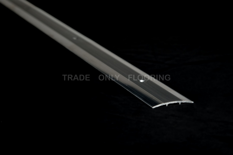 Flat Coverstrip Aluminium Profile Just i 67.25 2.7m x 15 Trade Only Flooring Supplies