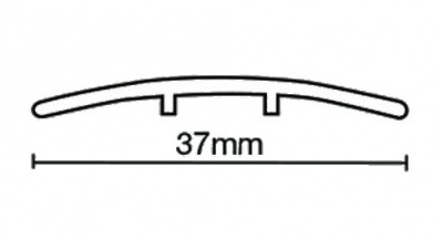 Classic Metal 232.9A Flat Coverstrip Aluminium (2.7m x 15 lengths)