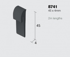 PVC 8741 Capping Strips 2m Length