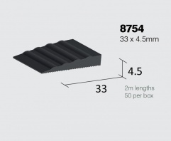 PVC 8754 Ramp Edge 2m x 50 Lengths