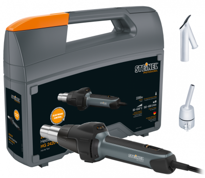 Steinel HG2420E 110v Weld Gun Inc 5mm Round, Speed Nozzle & Case