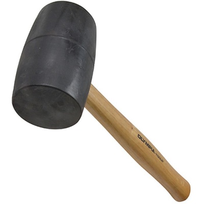 Black Rubber Mallet 24oz