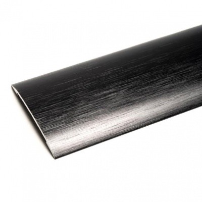 Max Reflections 252.9BBK Stick Down Cover Strip Brushed Black (2.7m x 5 lengths)